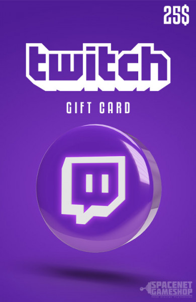 Twitch Gift Card $25 USD [GLOBAL]